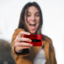 Recherche de rouge et or cartes visite Boss