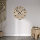 Recherche de faux bois horloges Brun