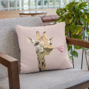 Recherche de giraffe coussins Rose