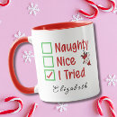 Recherche de naughty nice tasses Xmas