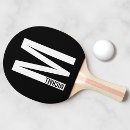 Recherche de tennis raquettes ping pong Initiale