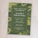 Recherche de camo militaire invitations Fête d'anniversaire