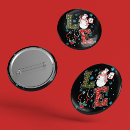 Recherche de amour de noël badges Typographie