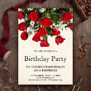 Recherche de romantique anniversaire invitations Rouge