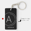 Recherche de logo simple porteclés Promotion de swag