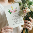 Recherche de filles baptême invitations Croix d'or