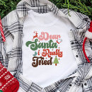 Recherche de humour de père noël tshirts Rétro