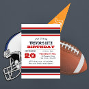 Recherche de red white anniversaire invitations Football