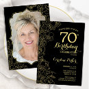 Recherche de 70th invitations Fête d'anniversaire