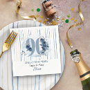 Recherche de anniversaire 90 ans serviettes Floral