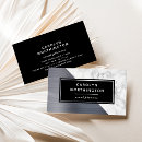 Recherche de noir et argent cartes visite Tendance