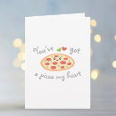 Recherche de humour pizza vœux cartes Pizza mon coeur