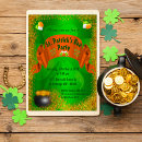 Recherche de pot of gold invitations Fête du saint patrick
