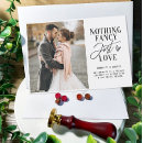 Recherche de mariage réception invitations Nous avons fui