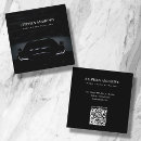 Recherche de voitures de luxe cartes visite Code qr