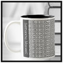 Recherche de motif géométrique tasses Blanc
