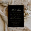 Recherche de vrai invitations Noir et or