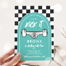 Recherche de skateboard party invitations Fête de patinage