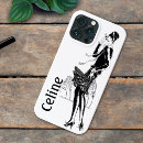 Recherche de femme vintage iphone coques Noir et blanc