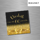 Recherche de anniversaire de 60 ans magnets Élégant