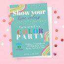 Recherche de rainbow party invitations Pour tous