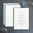 Recherche de emerald green mariage invitations Simple