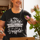 Recherche de règles de maison tshirts Humour