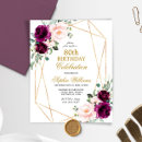 Recherche de 80 ans 50ans anniversaire invitations Budget