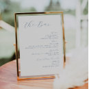 Recherche de poster mariage menus Typographie
