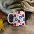 Recherche de motif mexicain tasses Fleurs