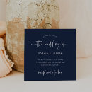 Recherche de bleu marine foncé invitations Minimaliste