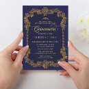 Recherche de classic anniversaire invitations Bleu marine