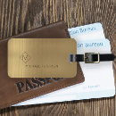 Recherche de doré bagages étiquettes Monogrammé