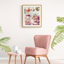 Recherche de fleurs romantiques posters Beau