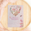 Recherche de papillon baby shower invitations Enchanté