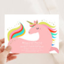 Recherche de soirée magique invitations De la licorne