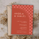 Recherche de damier rose invitations Pour eux