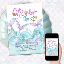 Recherche de la petite sirène invitations Queue de sirène