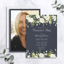 Recherche de navy blue graduation invitations Bleu
