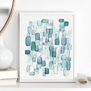 Zoek naar zee glas posters Waterverf