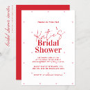 Recherche de nuptiale rouge de douche invitations Gras