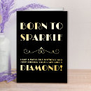 Recherche de diamant anniversaire cartes Vintage