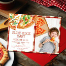 Recherche de anniversaire de pizza cartes invitations tranche bébé