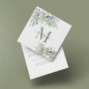 Recherche de monogramme floral cartes visite Botanique