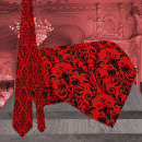 Recherche de damassé rouge cravates Floral