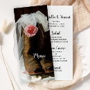 Recherche de cowboy mariage menus Bottes de cowboy