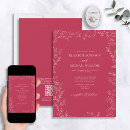 Recherche de magenta mariage invitations Rustique