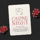 Recherche de partie de casino invitations Fête d'anniversaire du casino