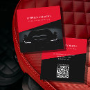 Recherche de voitures de luxe cartes visite Code qr