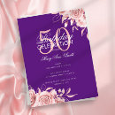 Recherche de 80 ans 50ans anniversaire invitations Or rose